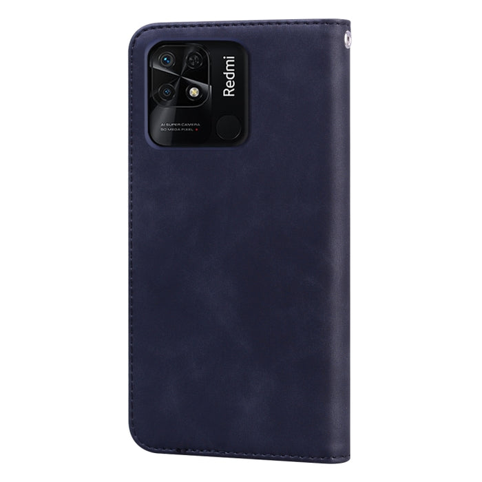Estuche para teléfono de cuero con tapa magnética comercial esmerilada, For Xiaomi Redmi 10C, For Huawei nova 8i, For Huawei nova 9, For Honor X8 / X30i, For Samsung Galaxy A13 4G, For Samsung Galaxy A23 / M23 / F23, For Samsung Galaxy S22 Ultra 5G