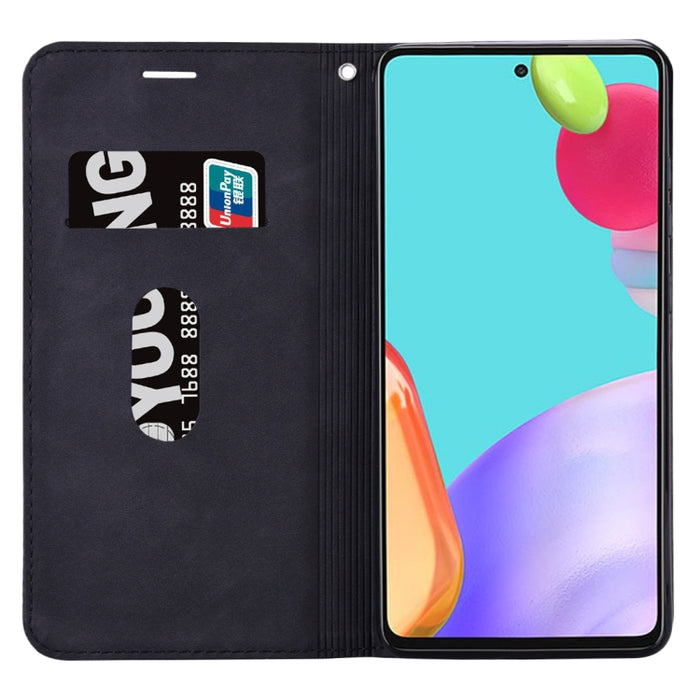 Estuche para teléfono de cuero con tapa magnética comercial esmerilada, For Xiaomi Redmi 10C, For Huawei nova 8i, For Huawei nova 9, For Honor X8 / X30i, For Samsung Galaxy A13 4G, For Samsung Galaxy A23 / M23 / F23, For Samsung Galaxy S22 Ultra 5G