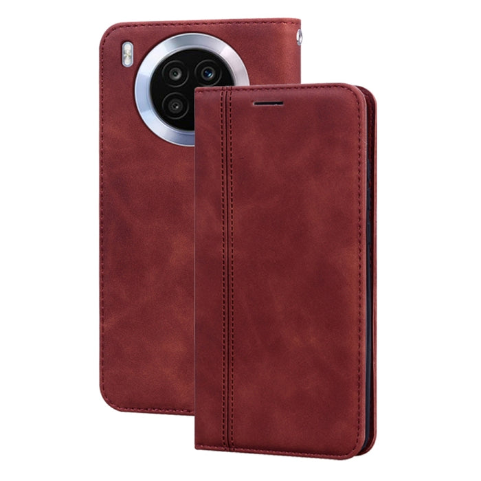 Estuche para teléfono de cuero con tapa magnética comercial esmerilada, For Xiaomi Redmi 10C, For Huawei nova 8i, For Huawei nova 9, For Honor X8 / X30i, For Samsung Galaxy A13 4G, For Samsung Galaxy A23 / M23 / F23, For Samsung Galaxy S22 Ultra 5G