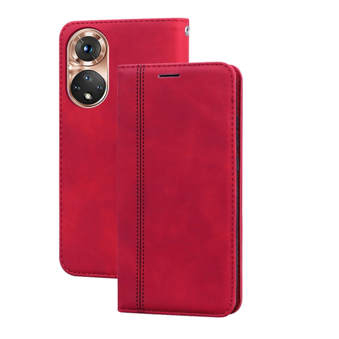 Estuche para teléfono de cuero con tapa magnética comercial esmerilada, For Xiaomi Redmi 10C, For Huawei nova 8i, For Huawei nova 9, For Honor X8 / X30i, For Samsung Galaxy A13 4G, For Samsung Galaxy A23 / M23 / F23, For Samsung Galaxy S22 Ultra 5G
