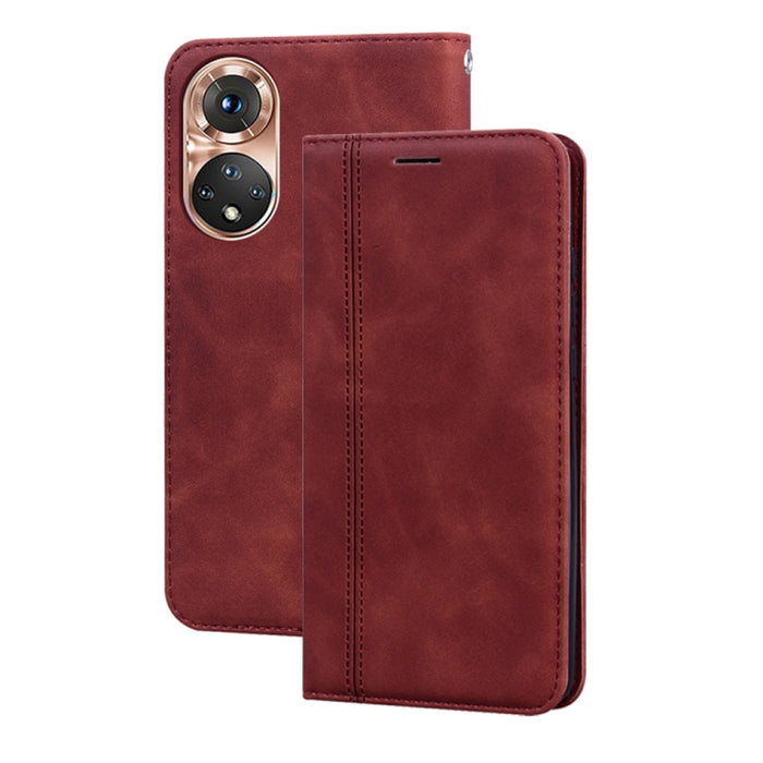 Estuche para teléfono de cuero con tapa magnética comercial esmerilada, For Xiaomi Redmi 10C, For Huawei nova 8i, For Huawei nova 9, For Honor X8 / X30i, For Samsung Galaxy A13 4G, For Samsung Galaxy A23 / M23 / F23, For Samsung Galaxy S22 Ultra 5G