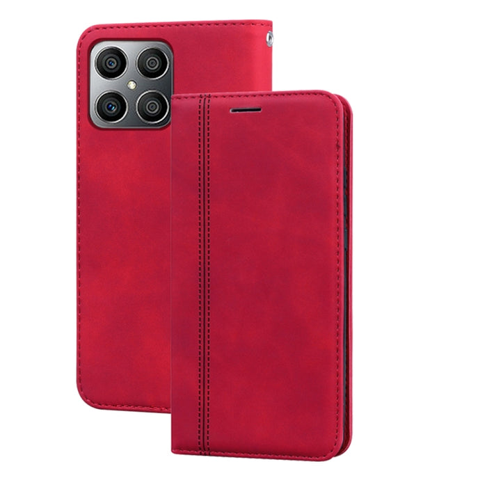 Estuche para teléfono de cuero con tapa magnética comercial esmerilada, For Xiaomi Redmi 10C, For Huawei nova 8i, For Huawei nova 9, For Honor X8 / X30i, For Samsung Galaxy A13 4G, For Samsung Galaxy A23 / M23 / F23, For Samsung Galaxy S22 Ultra 5G
