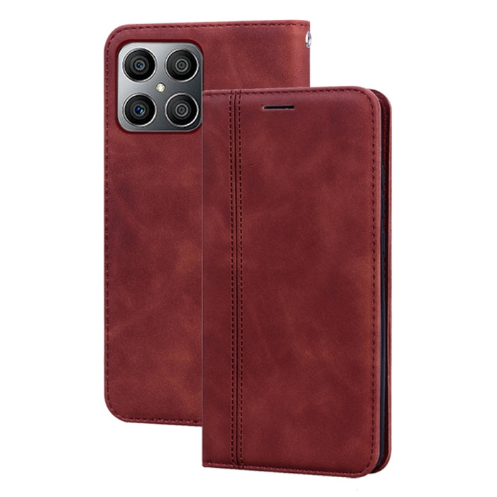Estuche para teléfono de cuero con tapa magnética comercial esmerilada, For Xiaomi Redmi 10C, For Huawei nova 8i, For Huawei nova 9, For Honor X8 / X30i, For Samsung Galaxy A13 4G, For Samsung Galaxy A23 / M23 / F23, For Samsung Galaxy S22 Ultra 5G