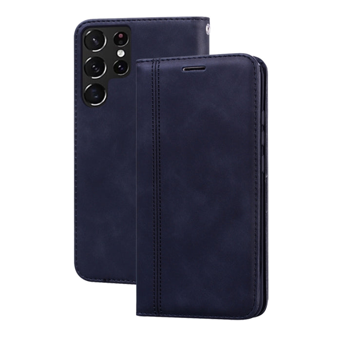 Estuche para teléfono de cuero con tapa magnética comercial esmerilada, For Xiaomi Redmi 10C, For Huawei nova 8i, For Huawei nova 9, For Honor X8 / X30i, For Samsung Galaxy A13 4G, For Samsung Galaxy A23 / M23 / F23, For Samsung Galaxy S22 Ultra 5G
