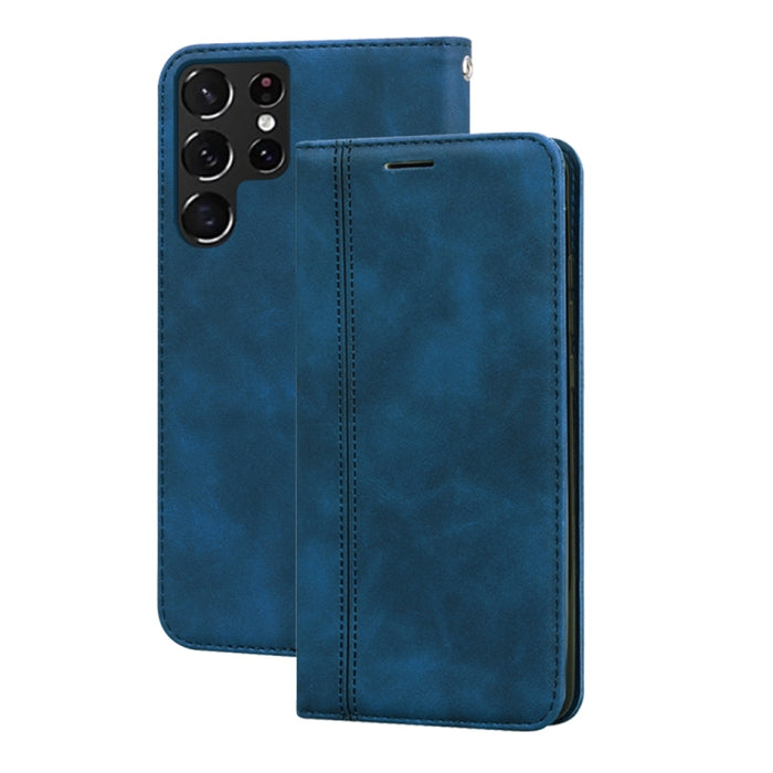 Estuche para teléfono de cuero con tapa magnética comercial esmerilada, For Xiaomi Redmi 10C, For Huawei nova 8i, For Huawei nova 9, For Honor X8 / X30i, For Samsung Galaxy A13 4G, For Samsung Galaxy A23 / M23 / F23, For Samsung Galaxy S22 Ultra 5G