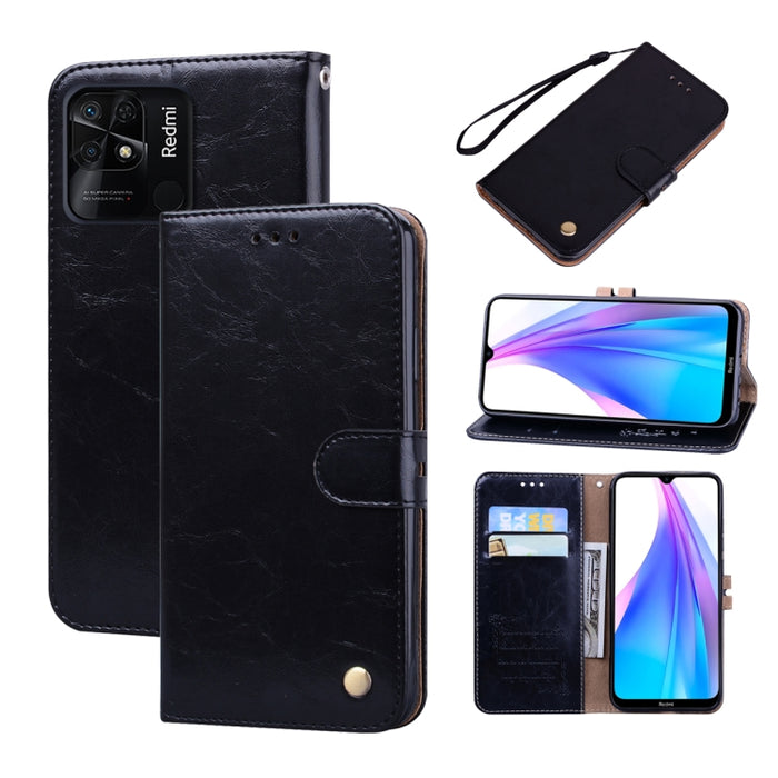 Estuche para teléfono de cuero con textura de cera de aceite, For Xiaomi Redmi 10C, For Huawei nova 8i, For Huawei nova 9, For Honor X8 / X30i, For Samsung Galaxy A13 4G, For Samsung Galaxy A23 / M23 / F23