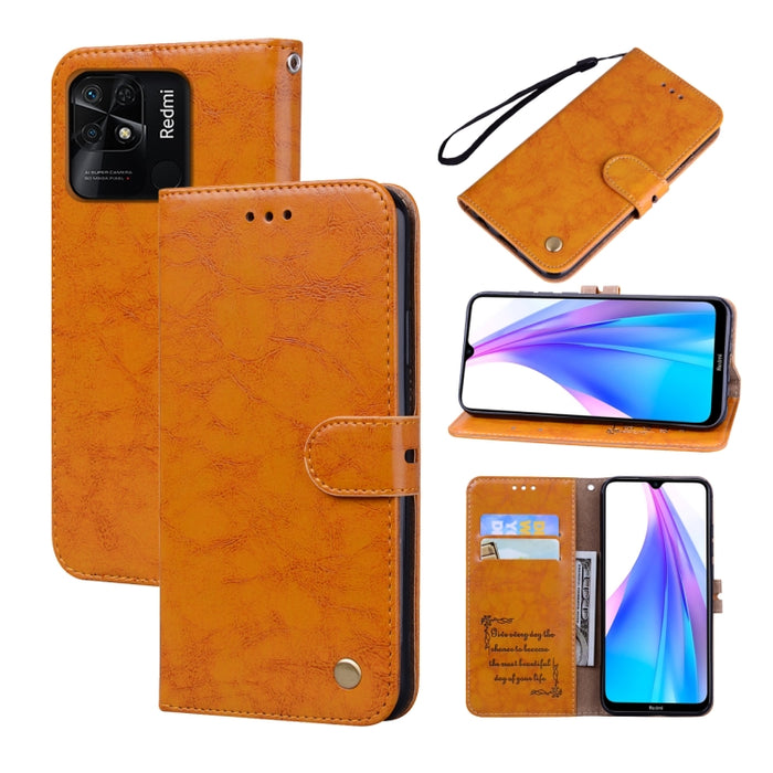 Estuche para teléfono de cuero con textura de cera de aceite, For Xiaomi Redmi 10C, For Huawei nova 8i, For Huawei nova 9, For Honor X8 / X30i, For Samsung Galaxy A13 4G, For Samsung Galaxy A23 / M23 / F23
