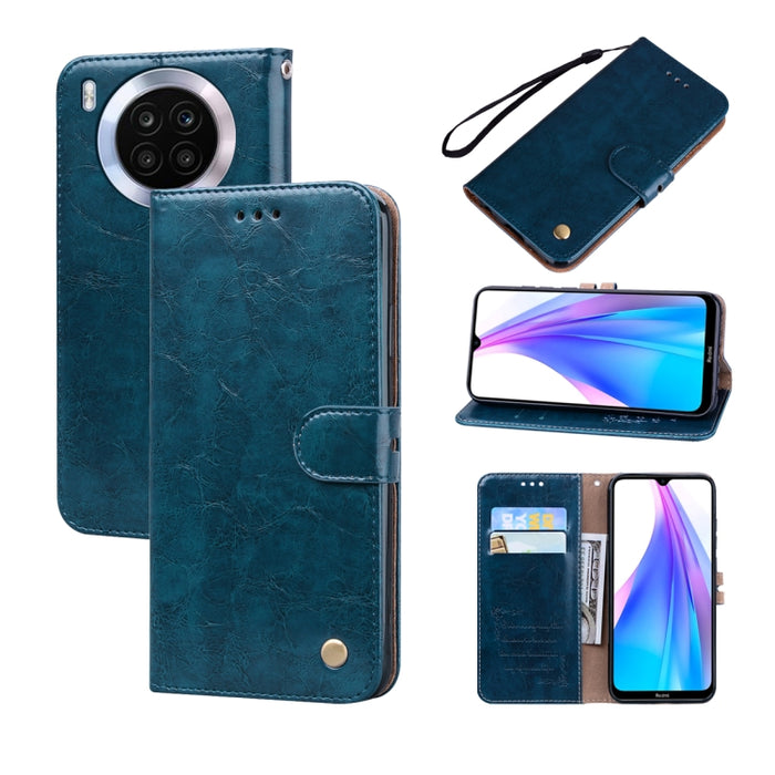 Estuche para teléfono de cuero con textura de cera de aceite, For Xiaomi Redmi 10C, For Huawei nova 8i, For Huawei nova 9, For Honor X8 / X30i, For Samsung Galaxy A13 4G, For Samsung Galaxy A23 / M23 / F23
