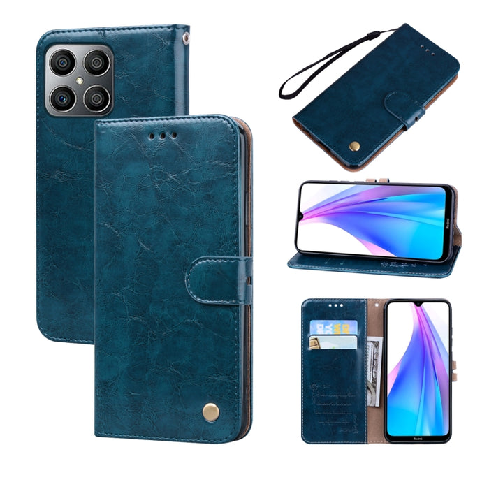 Estuche para teléfono de cuero con textura de cera de aceite, For Xiaomi Redmi 10C, For Huawei nova 8i, For Huawei nova 9, For Honor X8 / X30i, For Samsung Galaxy A13 4G, For Samsung Galaxy A23 / M23 / F23