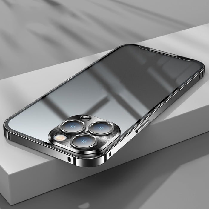 Caja de teléfono de metal esmerilado