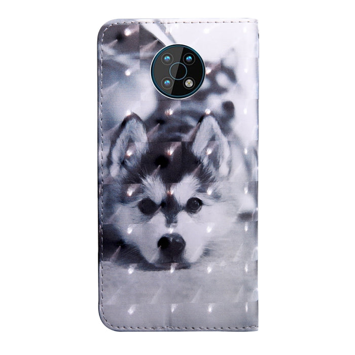 Estuche para teléfono de cuero con patrón pintado en 3D, For Nokia G50, For Xiaomi Poco M4 Pro 5G, For Xiaomi Poco X4 Pro 5G