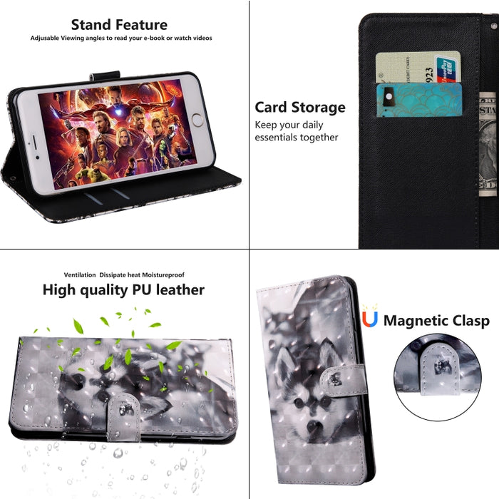 Estuche para teléfono de cuero con patrón pintado en 3D, For Nokia G50, For Xiaomi Poco M4 Pro 5G, For Xiaomi Poco X4 Pro 5G