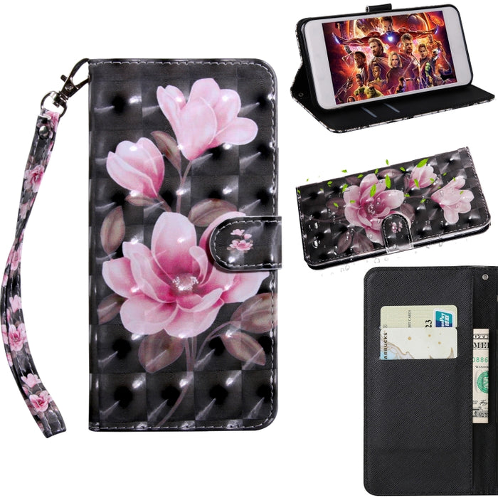 Estuche para teléfono de cuero con patrón pintado en 3D, For Nokia G50, For Xiaomi Poco M4 Pro 5G, For Xiaomi Poco X4 Pro 5G