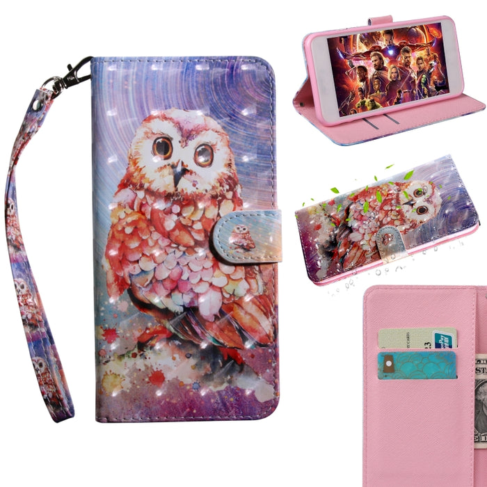 Estuche para teléfono de cuero con patrón pintado en 3D, For Nokia G50, For Xiaomi Poco M4 Pro 5G, For Xiaomi Poco X4 Pro 5G