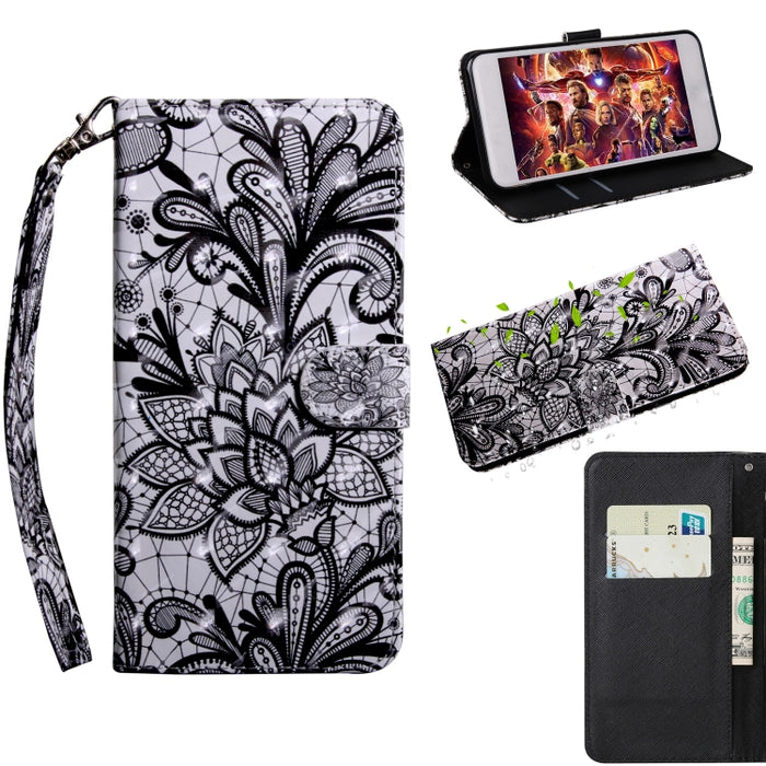 Estuche para teléfono de cuero con patrón pintado en 3D, For Nokia G50, For Xiaomi Poco M4 Pro 5G, For Xiaomi Poco X4 Pro 5G