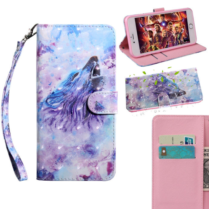 Estuche para teléfono de cuero con patrón pintado en 3D, For Nokia G50, For Xiaomi Poco M4 Pro 5G, For Xiaomi Poco X4 Pro 5G