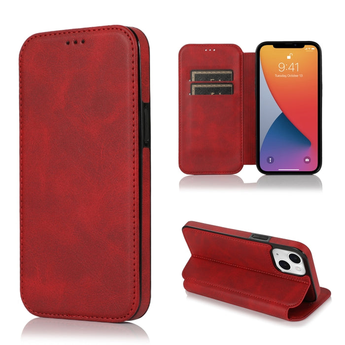Estuche para teléfono de cuero con succión magnética Knight