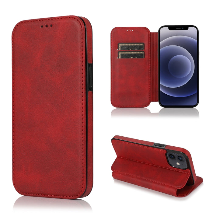 Estuche para teléfono de cuero con succión magnética Knight