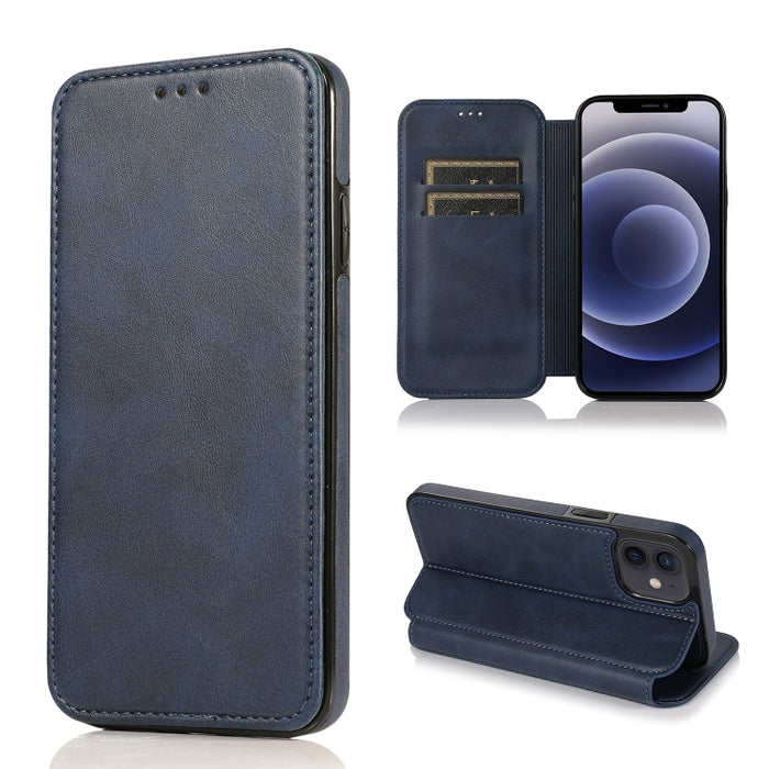 Estuche para teléfono de cuero con succión magnética Knight