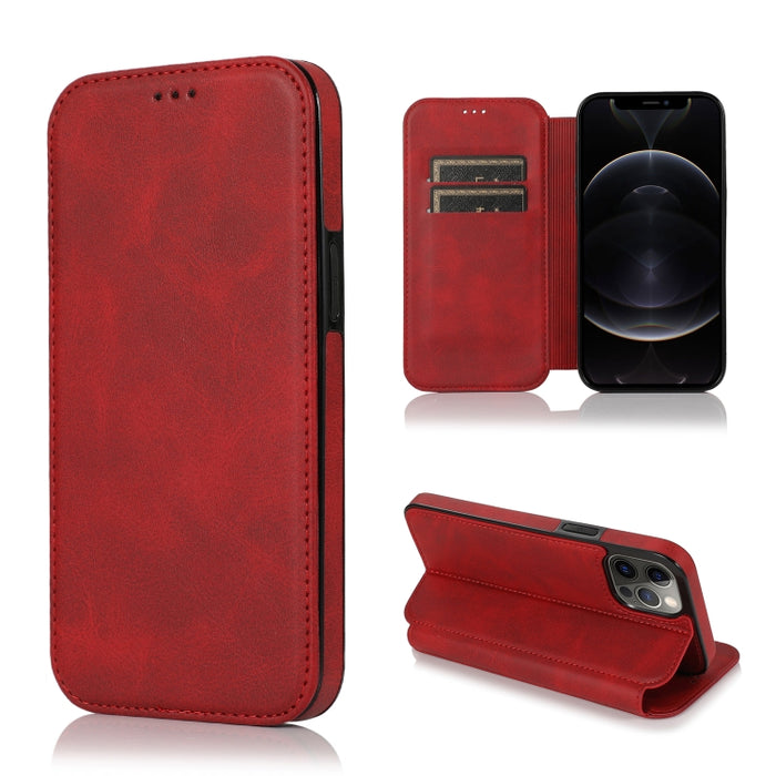 Estuche para teléfono de cuero con succión magnética Knight