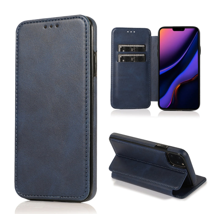 Estuche para teléfono de cuero con succión magnética Knight