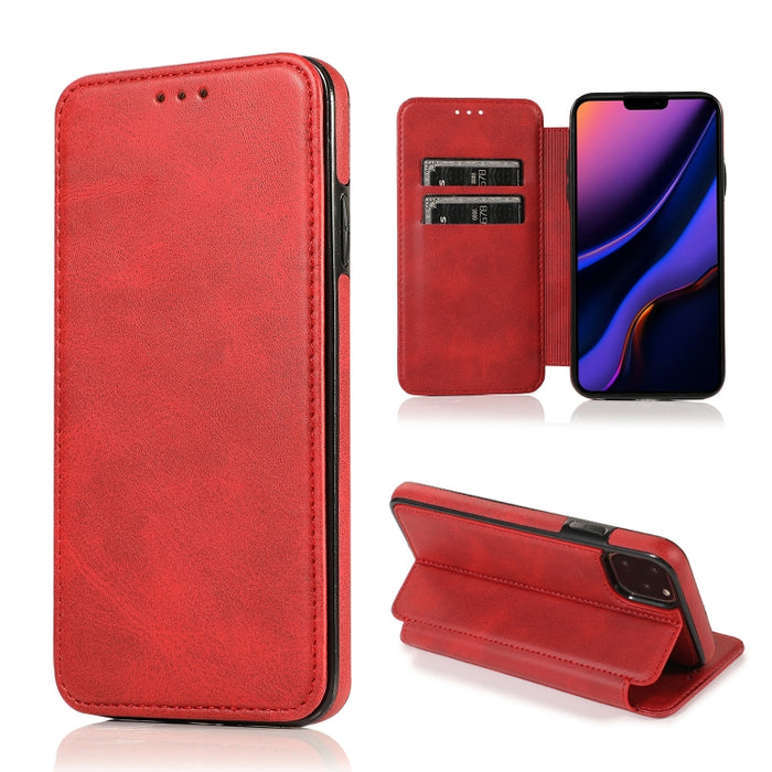 Estuche para teléfono de cuero con succión magnética Knight