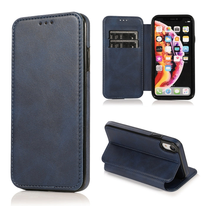 Estuche para teléfono de cuero con succión magnética Knight