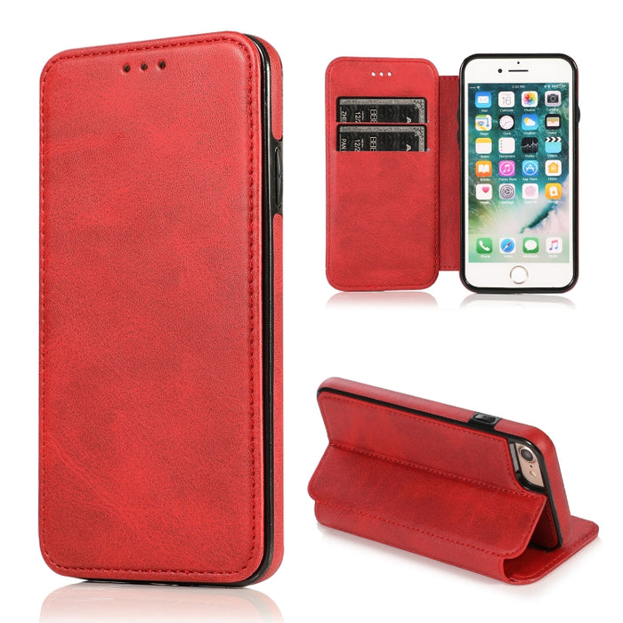 Estuche para teléfono de cuero con succión magnética Knight