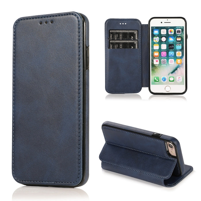Estuche para teléfono de cuero con succión magnética Knight