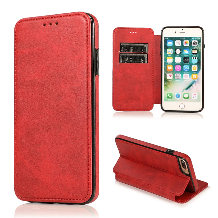 Estuche para teléfono de cuero con succión magnética Knight
