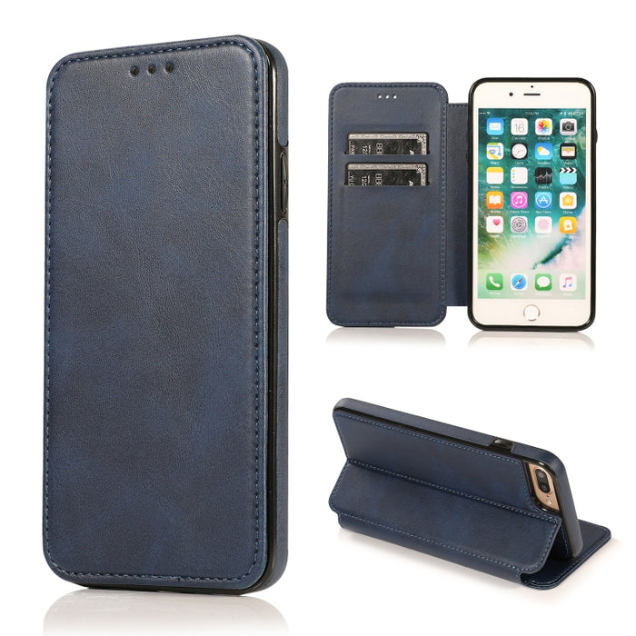 Estuche para teléfono de cuero con succión magnética Knight