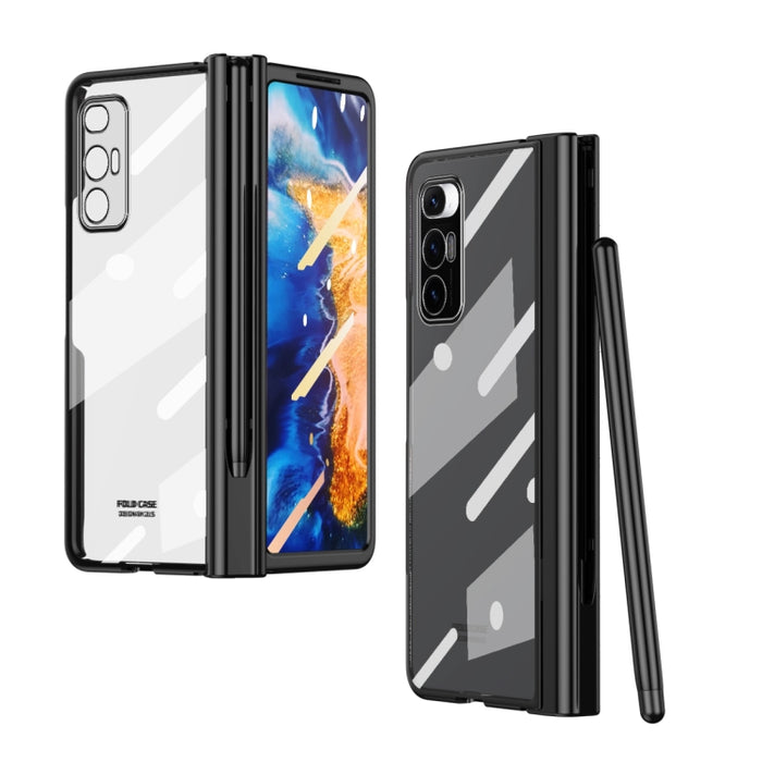 Estuche para teléfono con bisagra de galvanoplastia de cuerpo completo con lápiz óptico, For Huawei Mate X2 with Film, For Honor Magic V with Film, For Samsung Galaxy Z Fold2 5G with Film, For Xiaomi Mi Mix Fold with Film, For Samsung Galaxy Z Fold2 5G