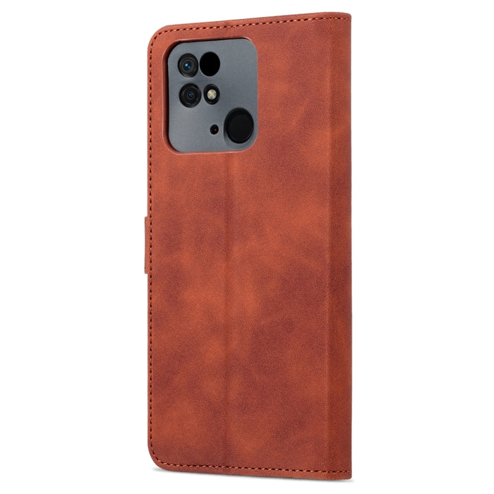 AZNS Skin Feel Calf Texture Flip Funda de cuero para teléfono, For Xiaomi Redmi 10C / Redmi 10 India, For Xiaomi Poco X4 Pro 5G