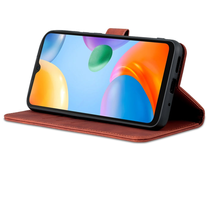 AZNS Skin Feel Calf Texture Flip Funda de cuero para teléfono, For Xiaomi Redmi 10C / Redmi 10 India, For Xiaomi Poco X4 Pro 5G