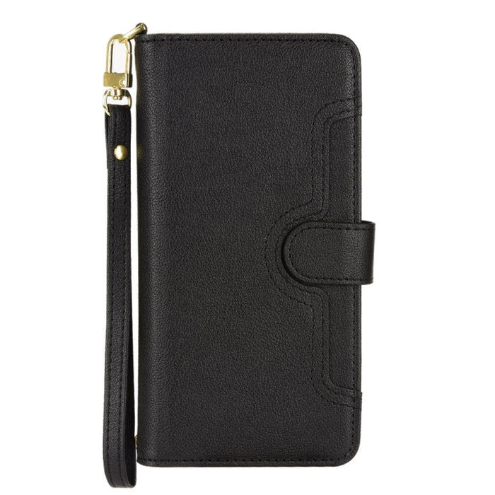 Estuche para teléfono de cuero con cremallera y textura Litchi, For Doogee S86 / S86 Pro, For Doogee S88 Pro / S88 Plus, For Doogee X96 Pro, For Sharp Aquos Zero6 / Aquos Air, For Sharp Aquos Wish, For Motorola Moto E40 / E30 / E20                     ...
