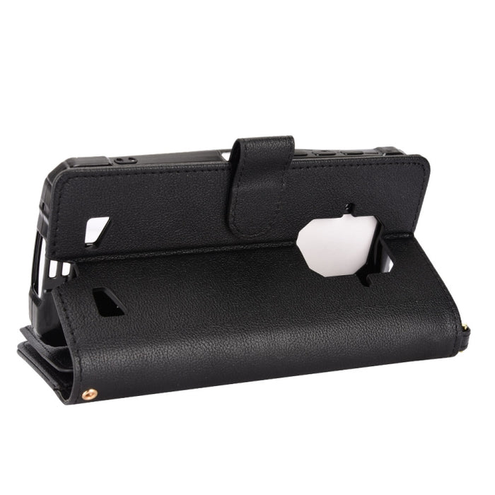 Estuche para teléfono de cuero con cremallera y textura Litchi, For Doogee S86 / S86 Pro, For Doogee S88 Pro / S88 Plus, For Doogee X96 Pro, For Sharp Aquos Zero6 / Aquos Air, For Sharp Aquos Wish, For Motorola Moto E40 / E30 / E20                     ...