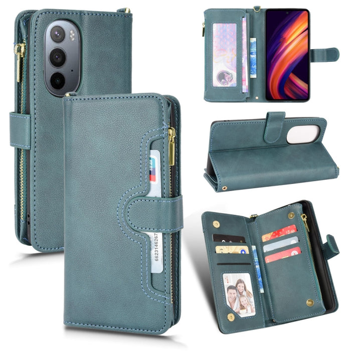 Estuche para teléfono de cuero con cremallera y textura Litchi, For Doogee S86 / S86 Pro, For Doogee S88 Pro / S88 Plus, For Doogee X96 Pro, For Sharp Aquos Zero6 / Aquos Air, For Sharp Aquos Wish, For Motorola Moto E40 / E30 / E20                     ...