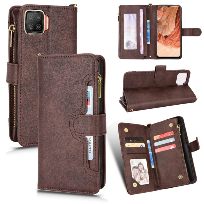 Estuche para teléfono de cuero con cremallera y textura Litchi, For Doogee S86 / S86 Pro, For Doogee S88 Pro / S88 Plus, For Doogee X96 Pro, For Sharp Aquos Zero6 / Aquos Air, For Sharp Aquos Wish, For Motorola Moto E40 / E30 / E20                     ...