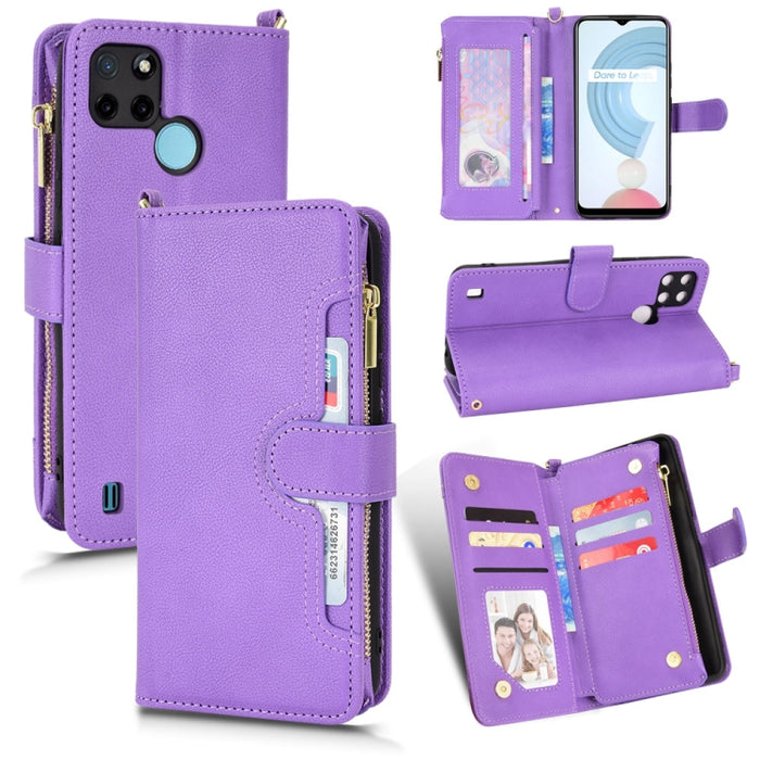 Estuche para teléfono de cuero con cremallera y textura Litchi, For Doogee S86 / S86 Pro, For Doogee S88 Pro / S88 Plus, For Doogee X96 Pro, For Sharp Aquos Zero6 / Aquos Air, For Sharp Aquos Wish, For Motorola Moto E40 / E30 / E20                     ...