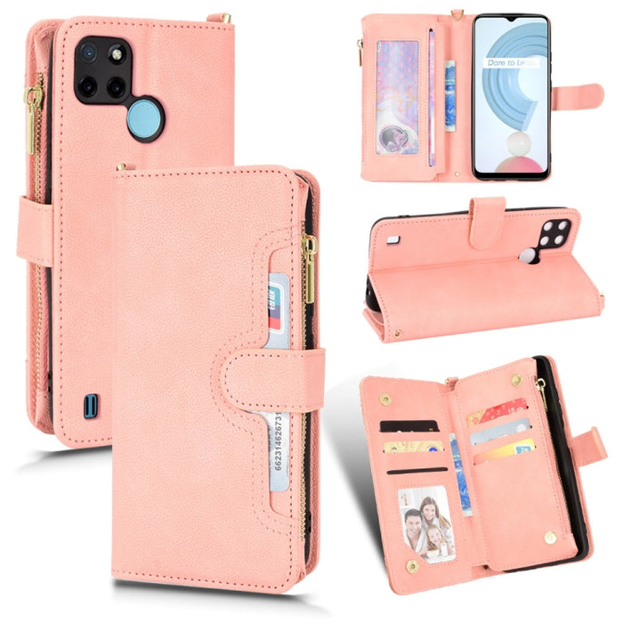 Estuche para teléfono de cuero con cremallera y textura Litchi, For Doogee S86 / S86 Pro, For Doogee S88 Pro / S88 Plus, For Doogee X96 Pro, For Sharp Aquos Zero6 / Aquos Air, For Sharp Aquos Wish, For Motorola Moto E40 / E30 / E20                     ...