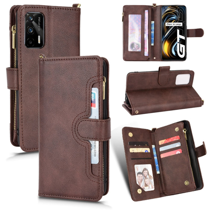 Estuche para teléfono de cuero con cremallera y textura Litchi, For Doogee S86 / S86 Pro, For Doogee S88 Pro / S88 Plus, For Doogee X96 Pro, For Sharp Aquos Zero6 / Aquos Air, For Sharp Aquos Wish, For Motorola Moto E40 / E30 / E20                     ...