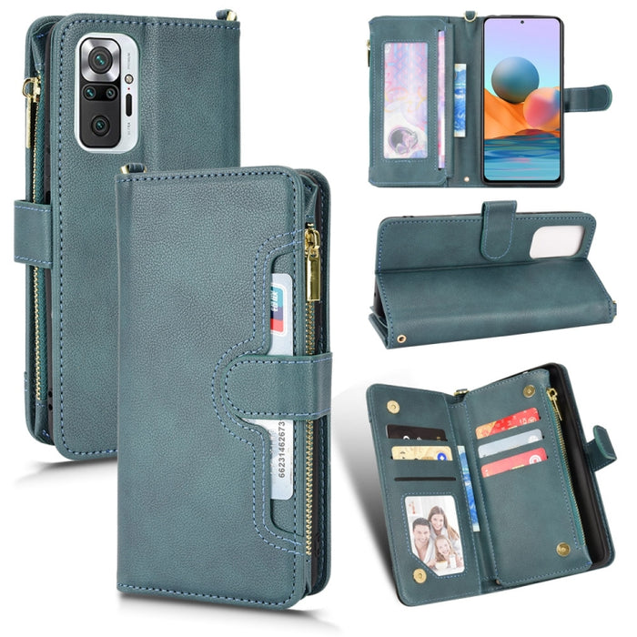 Estuche para teléfono de cuero con cremallera y textura Litchi, For Doogee S86 / S86 Pro, For Doogee S88 Pro / S88 Plus, For Doogee X96 Pro, For Sharp Aquos Zero6 / Aquos Air, For Sharp Aquos Wish, For Motorola Moto E40 / E30 / E20                     ...