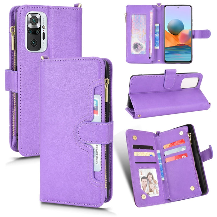 Estuche para teléfono de cuero con cremallera y textura Litchi, For Doogee S86 / S86 Pro, For Doogee S88 Pro / S88 Plus, For Doogee X96 Pro, For Sharp Aquos Zero6 / Aquos Air, For Sharp Aquos Wish, For Motorola Moto E40 / E30 / E20                     ...