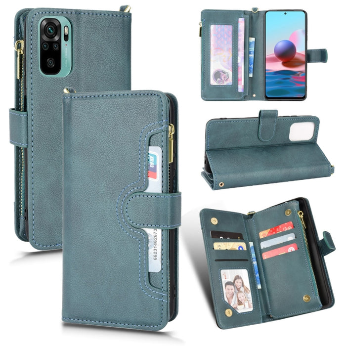 Estuche para teléfono de cuero con cremallera y textura Litchi, For Doogee S86 / S86 Pro, For Doogee S88 Pro / S88 Plus, For Doogee X96 Pro, For Sharp Aquos Zero6 / Aquos Air, For Sharp Aquos Wish, For Motorola Moto E40 / E30 / E20                     ...