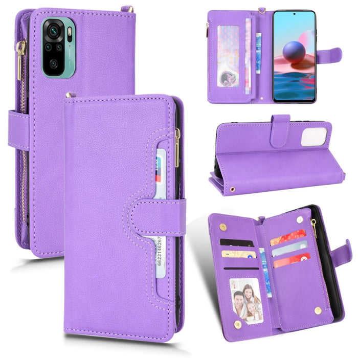 Estuche para teléfono de cuero con cremallera y textura Litchi, For Doogee S86 / S86 Pro, For Doogee S88 Pro / S88 Plus, For Doogee X96 Pro, For Sharp Aquos Zero6 / Aquos Air, For Sharp Aquos Wish, For Motorola Moto E40 / E30 / E20                     ...