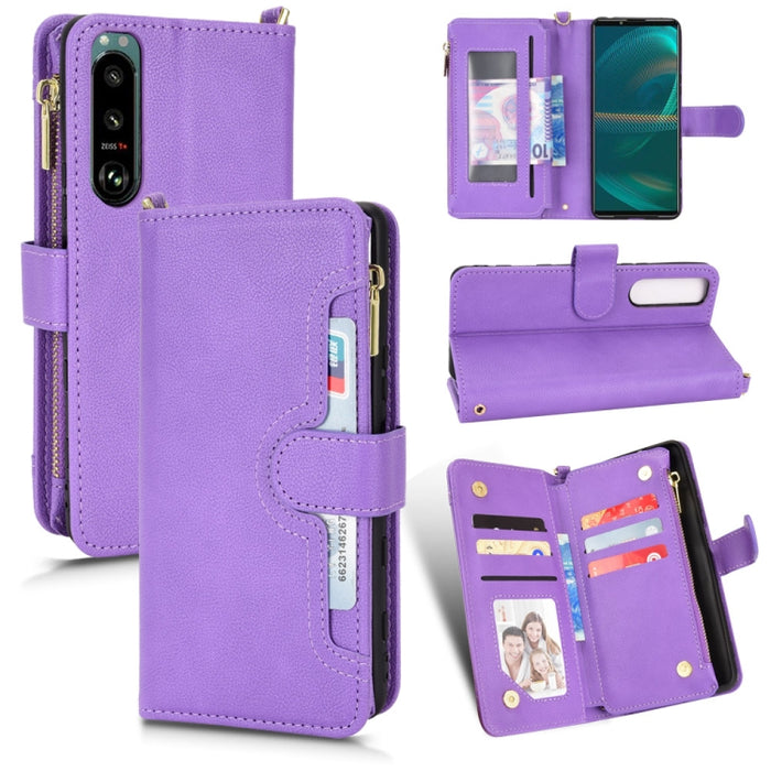 Estuche para teléfono de cuero con cremallera y textura Litchi, For Doogee S86 / S86 Pro, For Doogee S88 Pro / S88 Plus, For Doogee X96 Pro, For Sharp Aquos Zero6 / Aquos Air, For Sharp Aquos Wish, For Motorola Moto E40 / E30 / E20                     ...