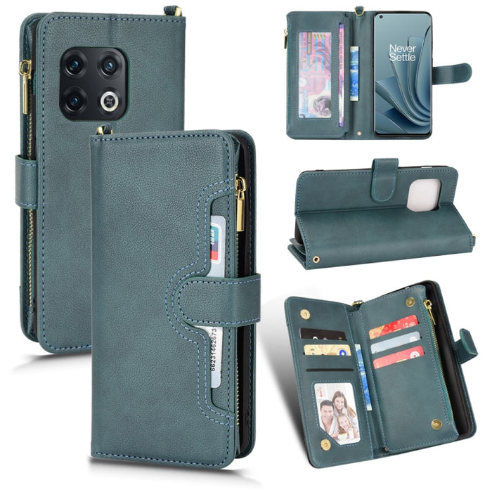 Estuche para teléfono de cuero con cremallera y textura Litchi, For Doogee S86 / S86 Pro, For Doogee S88 Pro / S88 Plus, For Doogee X96 Pro, For Sharp Aquos Zero6 / Aquos Air, For Sharp Aquos Wish, For Motorola Moto E40 / E30 / E20                     ...