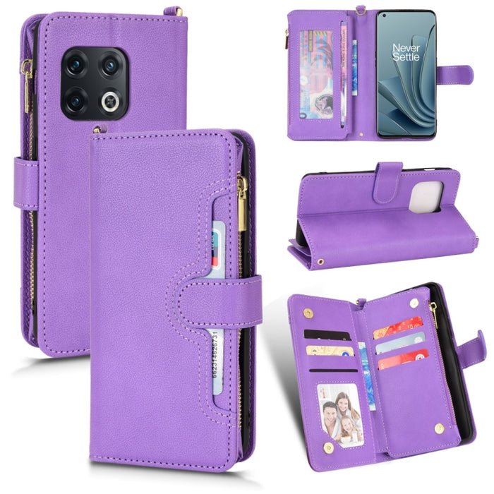 Estuche para teléfono de cuero con cremallera y textura Litchi, For Doogee S86 / S86 Pro, For Doogee S88 Pro / S88 Plus, For Doogee X96 Pro, For Sharp Aquos Zero6 / Aquos Air, For Sharp Aquos Wish, For Motorola Moto E40 / E30 / E20                     ...