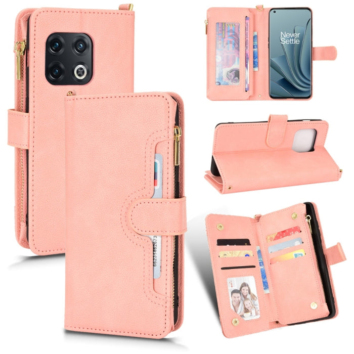 Estuche para teléfono de cuero con cremallera y textura Litchi, For Doogee S86 / S86 Pro, For Doogee S88 Pro / S88 Plus, For Doogee X96 Pro, For Sharp Aquos Zero6 / Aquos Air, For Sharp Aquos Wish, For Motorola Moto E40 / E30 / E20                     ...