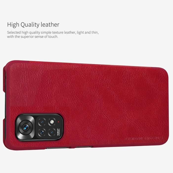 Estuche de cuero con textura Crazy Horse de la serie NILLKIN QIN, For Xiaomi Redmi Note 11S, For Samsung Galaxy A23 4G
